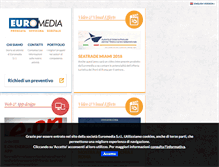 Tablet Screenshot of euromediaitalia.com